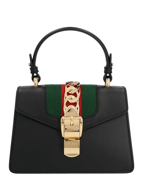 black sylvie mini handbag gucci indonesia|Sylvie 1969 Gucci Handbags for Women .